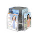 Safco Clear Magazine Table Display with 8 Pockets (2-Tier Square)