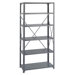 6 Shelf Commercial Steel Shelving in Dark Gray