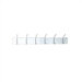 Six Ball-Tipped Double-Hooks Wall Rack