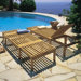 Teak Riviera Deck Chaise Lounge