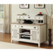 Coventry Two Tone Small Hutch in Weathered Driftwood and Dover White