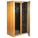 700 Oak Wine Cooler Cabinet with Glass Doors