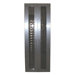 250 Two Door Brushed Aluminum Wine Cooler Cabinet with Glass Windows