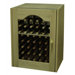 Provincial Single Door Oak Wine Cooler with Glass Window