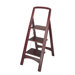Three Step Rockford Series Step Stool in Mahogany