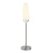 Flute One Light Table Lamp in Satin Nickel