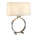 Dorian 24" Two Light Table Lamp in Polished Nickel