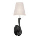 Allure One Light Wall Sconce in Rubbed Bronze