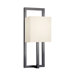 Linea One Light Wall Sconce in Black Bronze