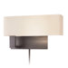 Mitra One Light Wall Sconce in Black Brass