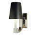 Romano One Light Wall Sconce in Polished Nickel