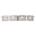 Briston Four Light Bathroom Vanity in Satin Nickel