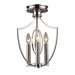 Dione 3 Light Semi Flush