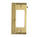 Clickplates Large End Switch Plate in Brass