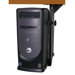 CPU Holder, Vertical/Horizontal, 9-1/2"x18-1/2"x9", Black