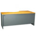 Series Right Corner Desk Module in Natural Cherry/Graphite Gray