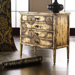 Melange Cache Chest in Matte Gold Finish