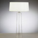 Rico Espinet  Olinda Table Lamp with White Organza Fabric Shade