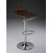 Swivel Barstool with Gas Lift in Tiger Wood