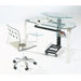 Glass Corner Computer Desk