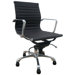 Low Back Leatherette Office Chair with Chrome Base