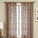 Badi Scroll Rod Pocket Panel in Chocolate