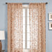 Badi Scroll Rod Pocket Panel in Latte