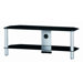 42" Plasma-/ LCD-TV-Stand "Neo 2110" in Silber mit Schwarzglas
