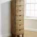 Olivia Bow Curved 7 Drawer Tallboy Chest