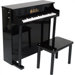Traditional Deluxe Spinet Piano in Black