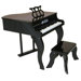 30 Key Fancy Baby Grand Piano in Black