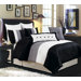 LaCozee Classic 8 Piece Oversized Comforter Set