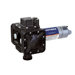 Series 400B Dual Diaphragm Chemical Transfer Pump: 115V AC Diaphragm Pump, 90 Degree Flange