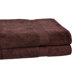 100% Supima Cotton 2-Piece Oversized Bath Sheet/Towel Set in Coffee Bean