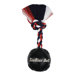 Tire Biter Ball with Rope Dog Toy in Black