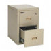 Two Drawer Fire Proof Pin Key Lock Vertical Filing Cabinet