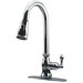 One Handle Centerset Kitchen Faucet with Pull-Down Spout