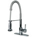 Single Handle Single Hole Cold Water Dispenser Kitchen Faucet with Pull Down Spout