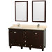 Acclaim 60" Double Bathroom Vanity Set
