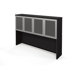 Pro-Concept Hutch with frosted glass doors in Black