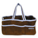 Storage Caddy in Brown and Blue