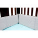 Cocoa Mint Crib Bumpers