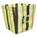 Giggles Medium Fabric Storage Bin in Stripe