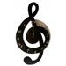 Clef Music Wall Clock