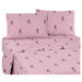 Pink Buckmark Sheet Set