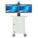 Medical Video Conferencing Stand for Dual 32" Monitors