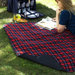 Picnic Blanket with Attached Case in London Plaid