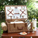 Dorset Basket for Four with Blanket in Santa Cruz