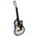 Acoustic Cutaway Guitar with Gig Bag and Accessories in White