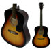 Acoustic Dreadnaught Guitar with Gig Bag in Sunburst